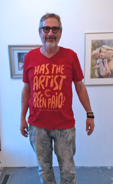 Has the artist been paid tshirt