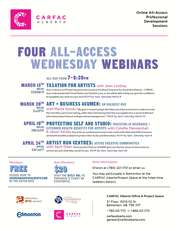 Four All-Access Wednesday Webinars