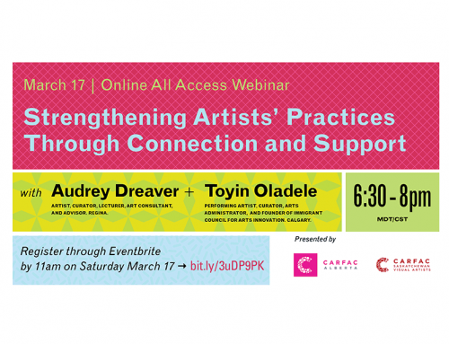 Online All Access | March Webinar: Strengthening Artists’ Practices Through Connection and Support