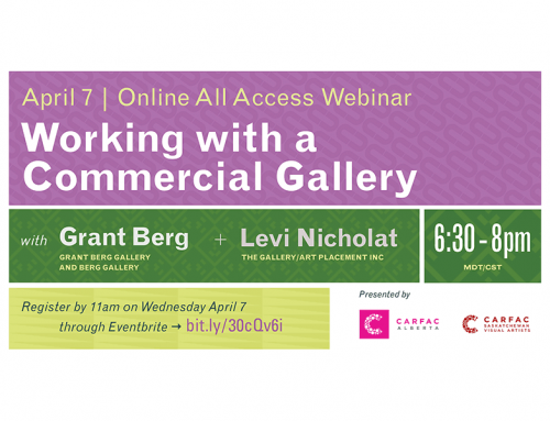 Online All-Access | April Webinar: Working with a Commercial Gallery