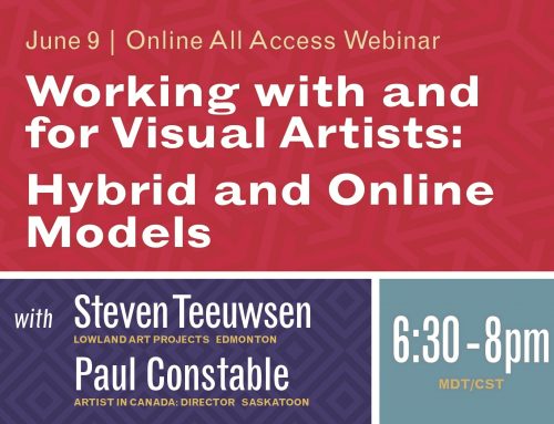 Online All Access | Webinar: Working with and for Visual Artists: Hybrid and Online Models