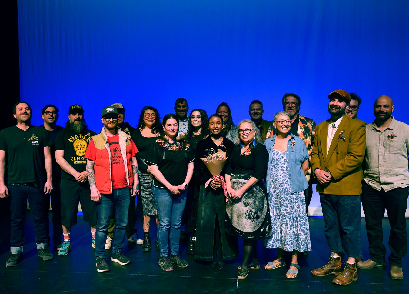 Recipients of the 2025 Edmonton Arts Prizes along with presenting partners. Photo by Girl Named Shirl Photography-corrected